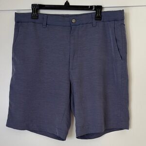 Callaway Men's Slate Blue Flat Front Shorts